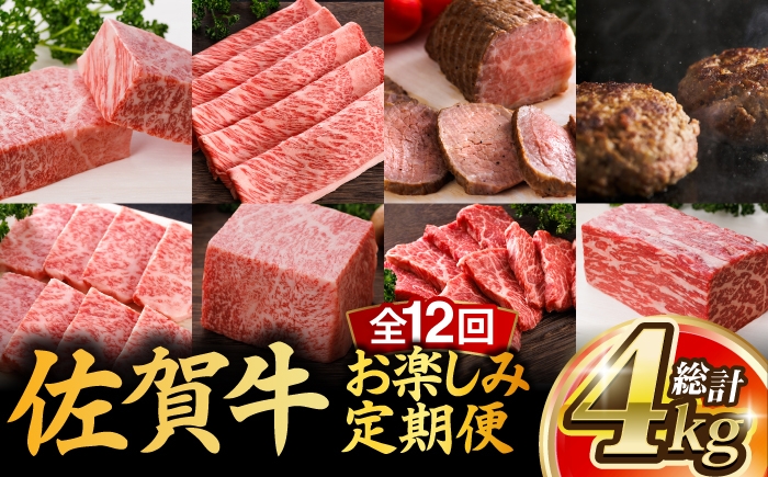 
                  【全12回 定期便】佐賀牛 食べ比べ 定期便 約2人前 総計4kg /焼肉どすこい [UCC002] 佐賀牛 定期便 赤身 A4 A5 霜降り 食べ比べ 定期便 最高級 牛肉 肉 ステーキ スライス 国産 食べ比べ 佐賀県 武雄市 お肉
                