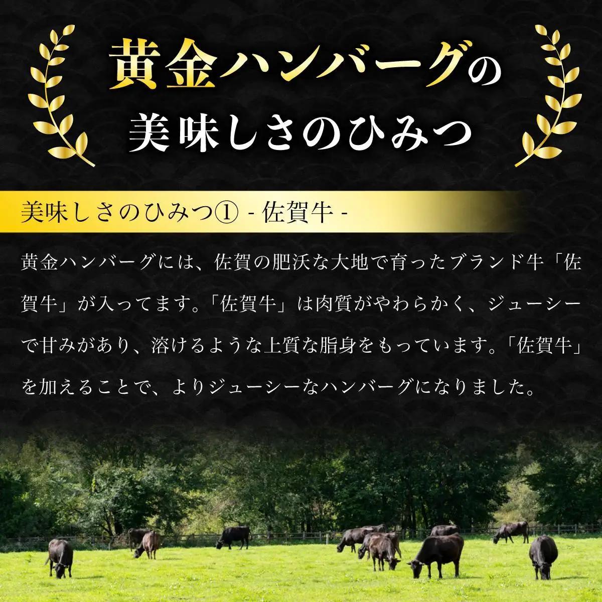 老舗55年【佐賀牛入】黒毛和牛ハンバーグ がばいばーぐ 6個（140g×6個）【焼くだけ】