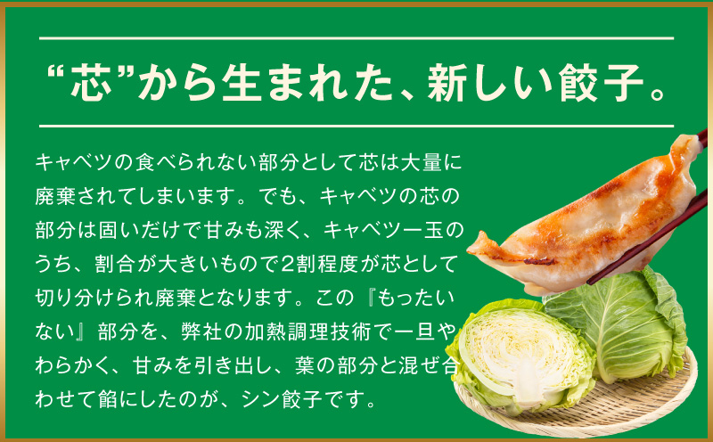 シン餃子 150個【手作り 小分け 25個×6P 惣菜 焼くだけ 簡単調理 おつまみ SDGS】 CFX0083