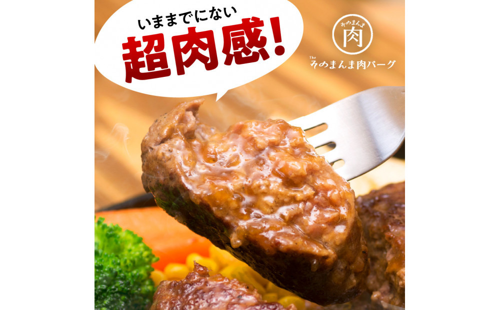 【The Oniku】そのまんま肉バーグ2パックセット（180g×3個入り×2パック）【配送不可：離島】
