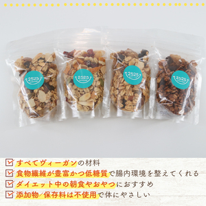 【ヴィーガンOK♪】鵠沼グラノーラ 腸活 セット｜4袋