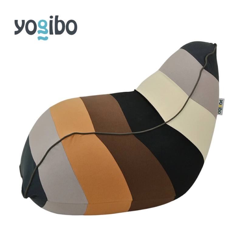 ビーズクッション ヨギボー ラウンジャー レインボー ナチュラル Yogibo Lounger Rainbow 1人掛け 背もたれ ローソファ 洗えるカバー おしゃれ インテリア ギフト プレゼント 贈り物 結婚祝い 誕生日 おすすめ
