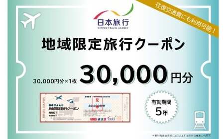 山梨県身延町 日本旅行 地域限定旅行クーポン 30,000円分 旅行 観光 ホテル 旅館 宿泊 クーポン 地域限定 山梨県 身延町