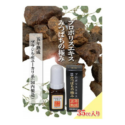 【ふるさと納税】プロポリスエキスみつばちの極み　35cc×1本　5年熟成【1445876】