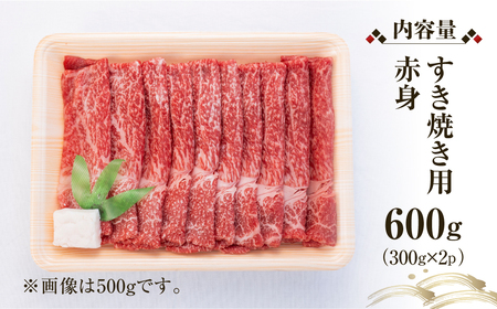 飛騨牛 赤身 すき焼き用 600g (300g×2) 牛肉 国産 焼き肉 A4等級以上 A4 A5 等級 高山米穀 岐阜県 白川村 白川郷 贅沢 冷凍 30000円 [S555]