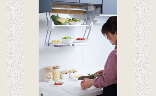 プルダウンシェルフ (間口750mmサイズ)  可動式 仮置き棚 キッチン収納 収納 大阪 河内長野市 送料無料_イメージ3