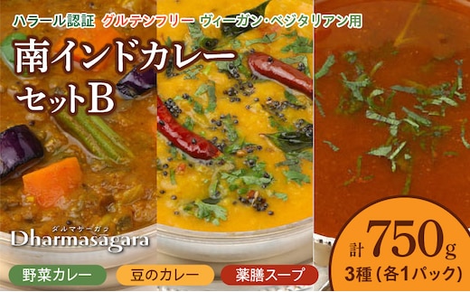 
										
										ダルマサーガラ 南インドカレーセットB
									
