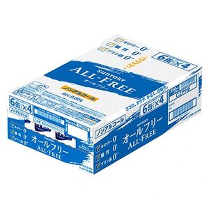 【毎月定期便】サントリー「オールフリー」350ml×24本全12回【配送不可地域：離島・沖縄県】【4001770】