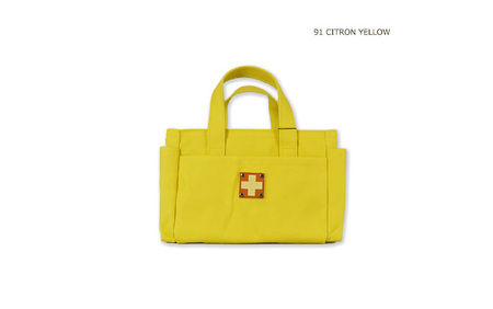 木の庄帆布 ミルクトートバッグ K-KHG-MT02T　#91 CITRON YELLOW - 日常からゴルフのラウンドまで幅広く使えるトート