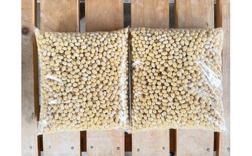 500gずつ包装されています。1回のお届けで、2袋（1kg）をお届けします。