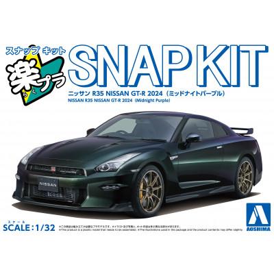 ふるさと納税 静岡市 楽プラ スナップキット ニッサン R35 NISSAN GT-R 2024(ミッドナイトパープル)