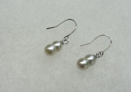 真珠 パール アクセサリー ピアス Pt900