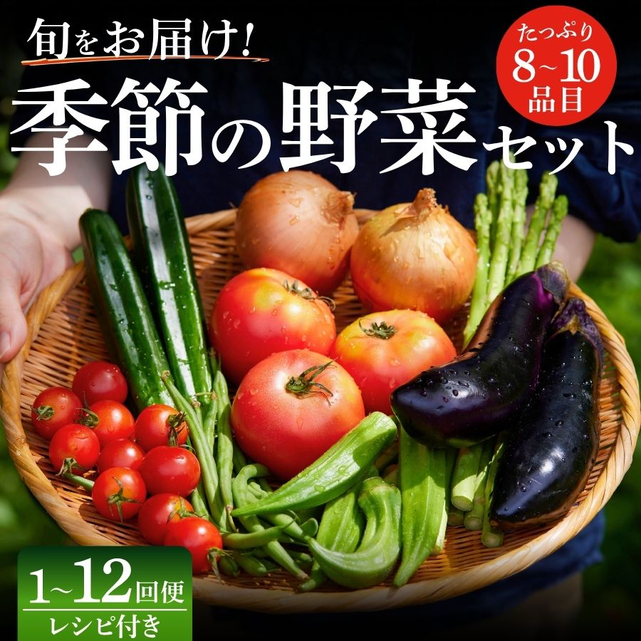 【ふるさと納税】選べる野菜の定期便 8品以上 1回発送 2回発送 3回発送 6回発送 12回発送 定期便 大容量 大満足 旬 野菜 セット 定期便 1ヶ月 2ヶ月 3ヶ月 6ヶ月 12か月 1年間 お楽しみ 詰め合わせ おすすめ 美味い 山菜 きのこ 春野菜 夏野菜 秋野菜 冬野菜