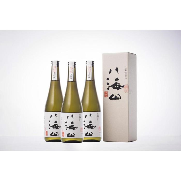 【ふるさと納税】酒 日本酒 セット 3本 × 720ml ( 八海山 大吟醸 ) 越後の名酒 浩和蔵仕込 | お酒 さけ 人気 おすすめ 送料無料 ギフト