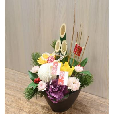 ふるさと納税 ふじみ野市 新年を華やかに飾る迎春アレンジメント「寿」 |  | 02