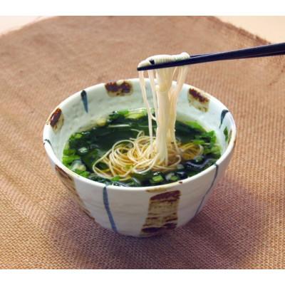 ふるさと納税 東吉野村 【ギフト包装】お湯かけにゅう麺みに(ねぎわかめ)8食セット |  | 01