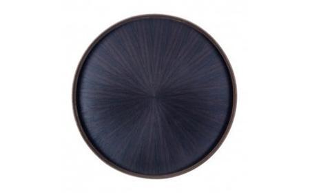 Round Rays Tray S 黒檀 ebony  ｜トレー プレート お皿 皿 食器 インテリア