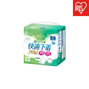 【60枚入り×2パック】大人用 パッド リフィール　快適下着用　尿とりパッド　２回吸収　６０枚入 NAD-PD35-60