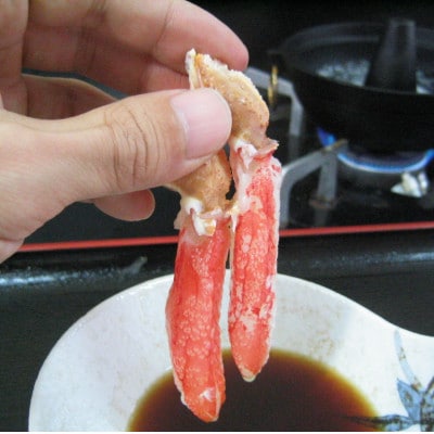 手軽に調理　カット済み　生冷ずわい蟹しゃぶしゃぶセット　1kg【配送不可地域：離島】