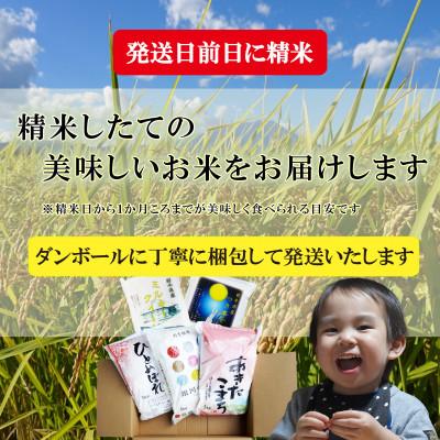 ふるさと納税 盛岡市 【2025年7月中旬発送】銀河のしずく・ひとめ・あきたこまち・ミルキクィーン・つきあかり各5kg |  | 03