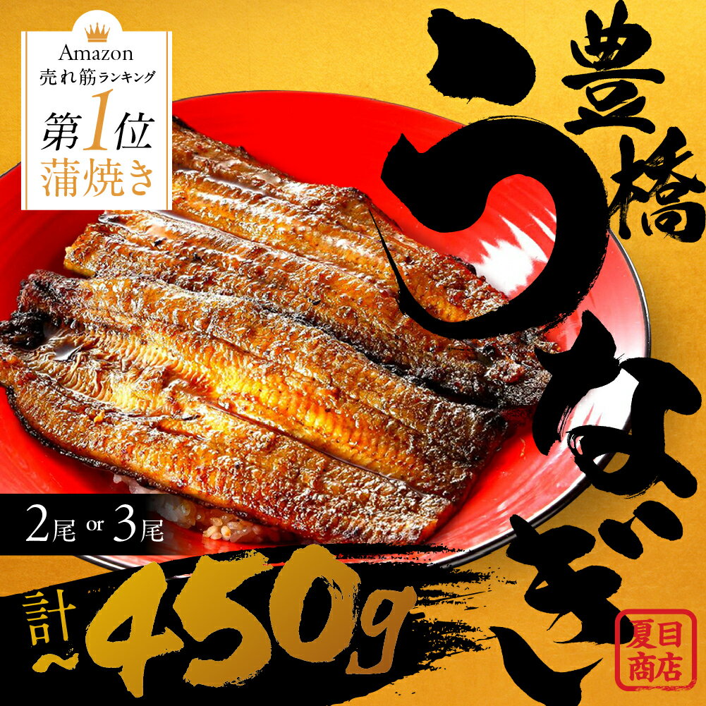 【ふるさと納税】国産 うなぎ 蒲焼 2尾 3尾 ~450g 父の日 夏目商店 蒲焼 国産うなぎ 蒲焼 ウナギ 鰻 長蒲焼 年内発送 年内配送 年内 発送時期が選べる 豊橋うなぎ 冷凍 母の日 父の日 丑の日 惣菜 unagi ランキング 1位 期間限定 高級 愛知 豊橋市