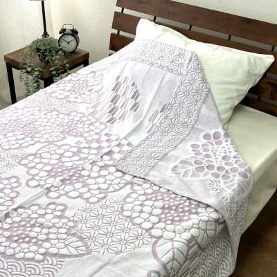 ふるさと納税 泉大津市 日本製　タオルケット　シングル　140×190cm　1枚　ピンク　N-JK25-4015PI