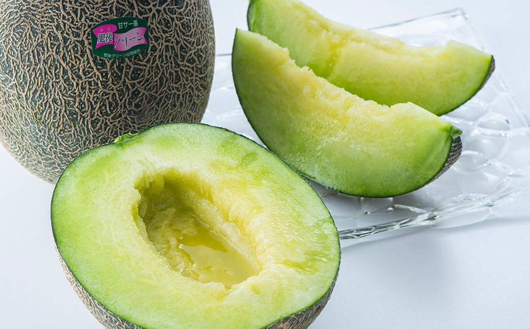 熊本県産 肥後グリーンメロン 2玉