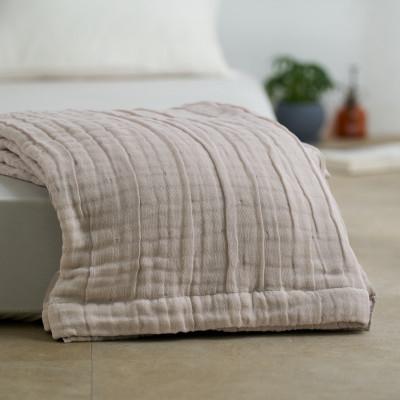 ふるさと納税 忠岡町 8重ガーゼケット シフォン 軽量タイプ 綿100% シングルサイズ ベージュ 日本製 |  | 01