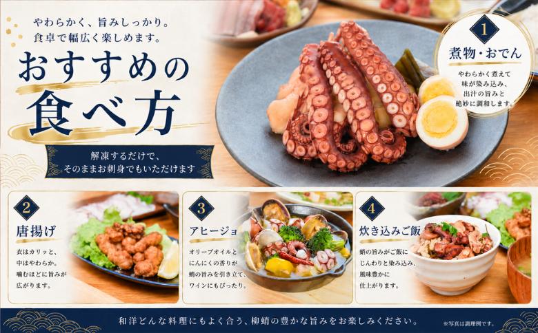 【北海道根室産】柳蛸ボイル5杯(計5kg) D-20011