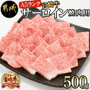 【ふるさと納税】【A5】宮崎牛サーロイン焼肉用500g - 宮崎牛 ブランド牛 最高級A5ランク 宮崎牛サーロイン焼肉用 最高等級5等級 国産牛肉 国産黒毛和牛 バーベキュー/焼き肉 送料無料 AE-0106 【宮崎県都城市は2年連続ふるさと納税日本一！】