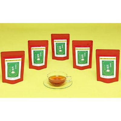 紅茶 ティー バッグ 15P × 5袋 やぶきた茶 お茶 飲料 パック 静岡県 ホット 静岡県 藤枝市