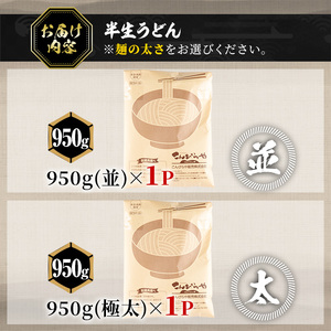＜訳あり＞ 半生うどん (並・950g) 本場 讃岐 香川県 麺 コシ 常温 【man162-A】【こんぴらや販売】