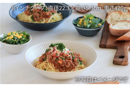 【美濃焼】Albee パスタセット 6点セット【みのる陶器】【TOKI MINOYAKI返礼品】美濃焼 セット パスタ パスタ皿 食器 おしゃれ キッチン用品 洋食器 国産 陶器  中鉢 取り鉢 煮物