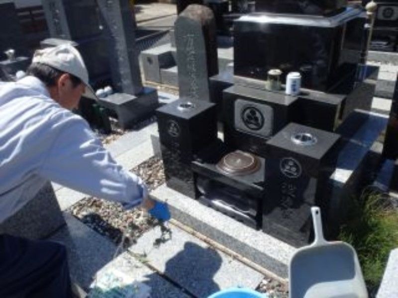 お墓清掃サービス 清掃作業 代行サービス チケット