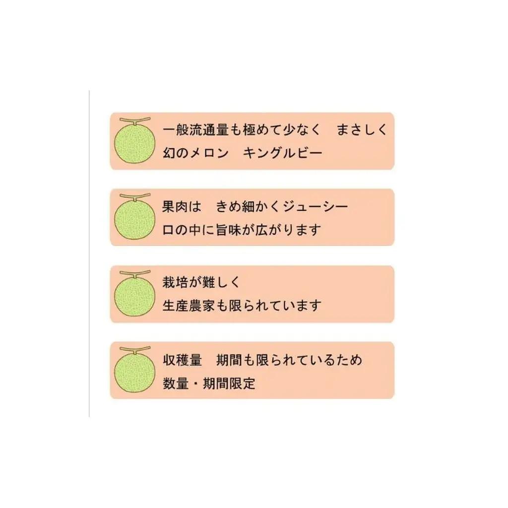 2027年夏発送 富良野 メロン キングルビー 秀大2玉 計4kg以上 赤肉