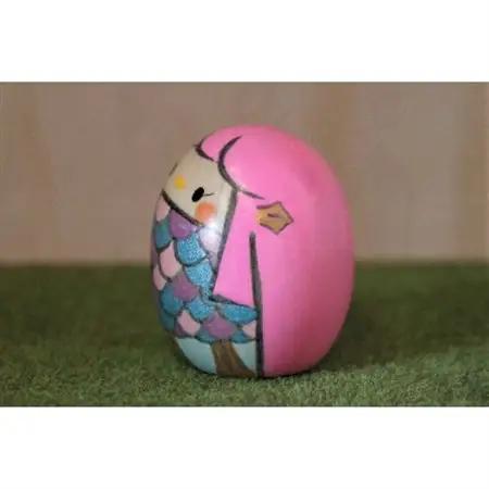 【こけしげのコケシ】アマビエ様(ピンク)【1257151】