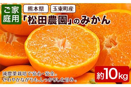 みかん ご家庭用 10kg S-2L 日付指定不可 松田農園 みかん