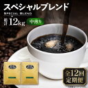 【ふるさと納税】【全12回定期便】スペシャル ブレンド コーヒー 500g×2 ( 中煎り ) 《豊前市》【稲垣珈琲】 珈琲 コーヒー 豆 粉[VAS175] 126000 126000円