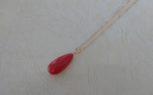 海の秘宝珊瑚：ペンダント01