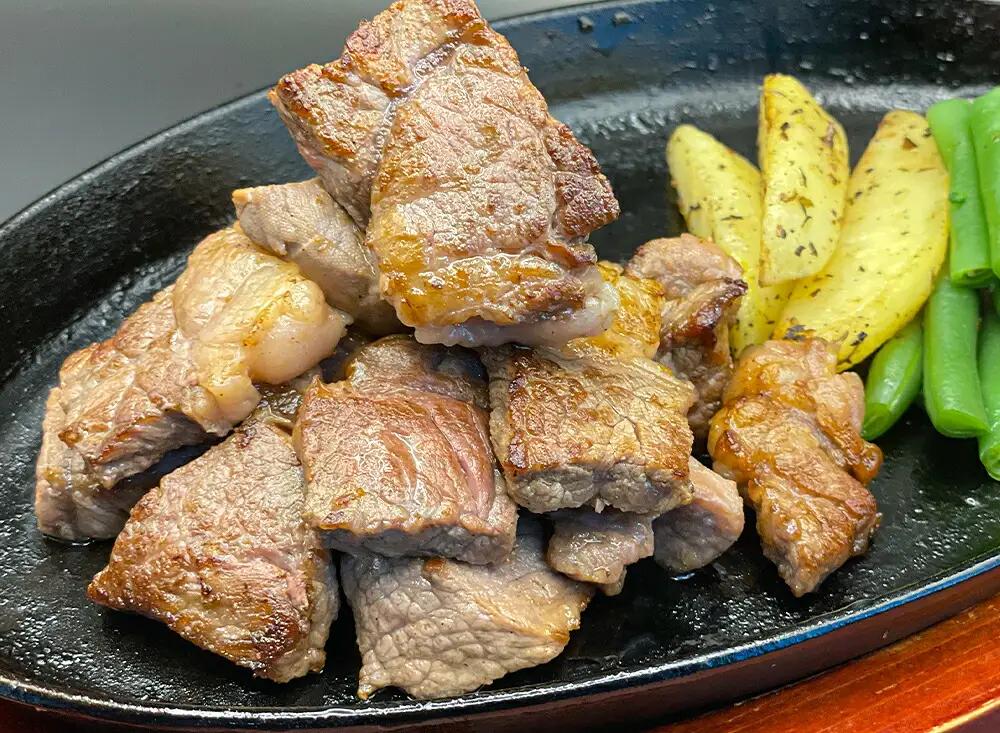 【博多和牛】サイコロステーキ500g (自家製 旨辛みそたれ付き)