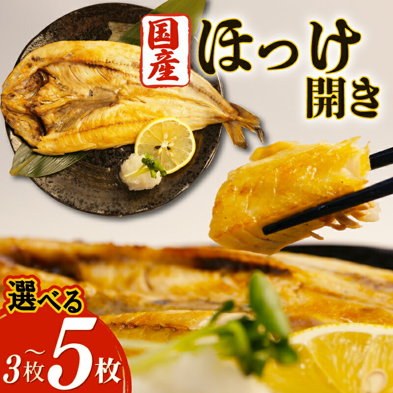 【ふるさと納税】 選べる ほっけ 干物 3枚 ? 5枚 セット 沼津 干物 専門店 の 国産 北海道産 ホッケ 魚 魚介 無添加 おかず おつまみ 惣菜 高級 和助 贈答 コスパ ランキング ひもの 海産物 特産品 贈答品 ギフト プレゼント おいしい 美味しい 人気 冷凍 沼津市 静岡県