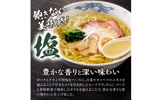 札幌直送 熟成乾燥西山ラーメン塩1人前×10 | 札幌ラーメン 塩ラーメン 乾燥麺 保存食 北海道 札幌市