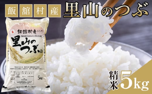 【新米】令和7年産 飯舘村産 里山のつぶ 5kg (精米)(11月中旬より順次発送)  | 米 精米 お米 人気 白米 こめ 国産 希少 ブランド 福島県 飯舘村 送料無料  |  ITTAF001