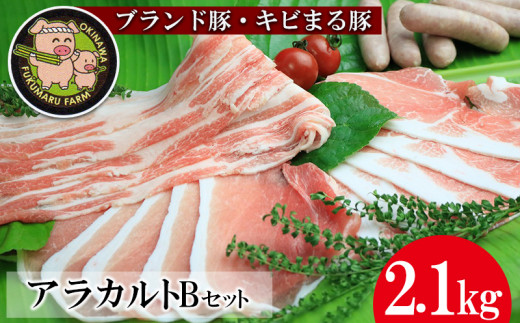 
【ブランド豚・キビまる豚】アラカルトセットＢ（2.1kg）
