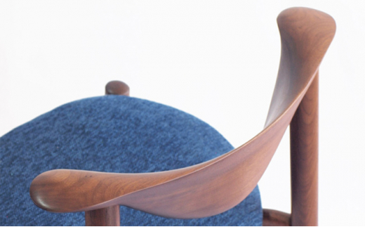 ダイニング チェア YOLK ヨーク ブラック ウォールナット材 天然無垢 起立木工 藤枝家具 キッチン日用品 木材 木工 おしゃれ 家具 雑貨 インテリア 椅子 イス 静岡県 藤枝市