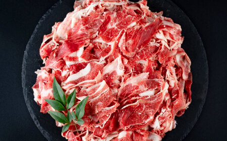 【全6回定期便】あか牛 切り落とし 1kg (500g×2P) 【合同会社　長岡フーズ】[ZFR039]