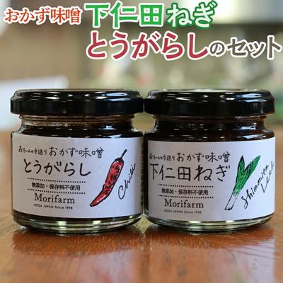 ふるさと納税 古河市 【無添加】おかず味噌 下仁田ねぎととうがらしのセット | みそ 味噌 ミソ おかず味噌 _BI91