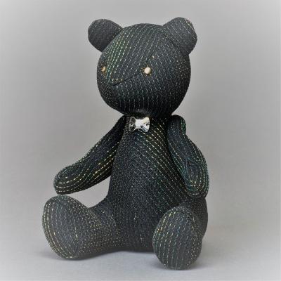 ふるさと納税 桐生市 TRCOLUMで制作したテディベア「えんとくん　Originals」(オーロラ)