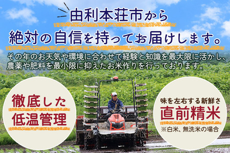 《予約受付》《定期便6ヶ月》令和7年産 【無洗米】通算5回特A 秋田県産ひとめぼれ 計5kg (5kg×1袋) お届け周期調整 隔月もOK【2025年11月中出荷予定】