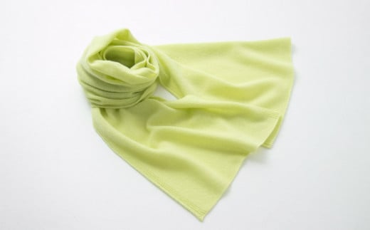 【期間限定(12/26～3/31)寄附額】【UTOカシミヤ】天使のマフラー〈シトロン〉 カシミヤ 100% 岩手県 北上市 H0129